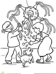 Posadas Coloring Sheet Mexico Christmas Coloring Pages Christmas Classroom