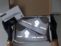 Black Lives Matter Custom Air Forces Nike Air Force 1 Black Lives Matter Reflective Custom In 2020 Black Lives Matter Black Lives Air Force 1