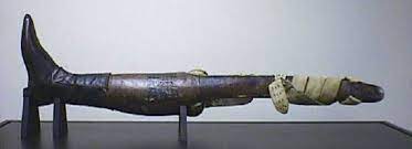 The leg was artificial and the general, antonio lopez de santa anna, wasn't wearing it at the time. Tazewell County Photo Of The Month November 2000