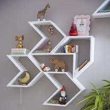 You Need Some Geometric Shelves In Your Life Geometric Shelves Wall Shelves Design Shelf Design