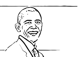 Barack obama made history that inauguration day tuesday, january 20, 2009, when he became america's first black president. Coloring Page President Barack Obama Free Printable Coloring Pages Img 12709
