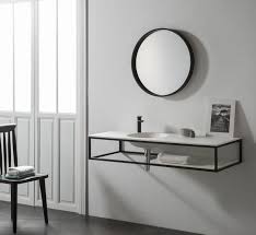 Meuble Vasque Metal Suspendu Mcbath Salle De Bain Decoration Salle De Bain Mobilier De Salon