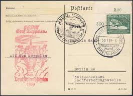 Germany German Empire Zeppelinpost 30 07 1939 Karte Von Der Fahrt Nach Kassel Sieger Nr 460 Mi Nr Dr 670 Ef Bogenecke Price Estimate 8 2016 20 Eur