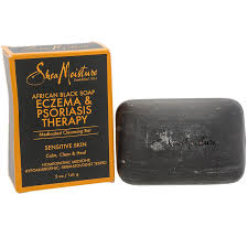 African black bar soap with organic ingredients providing essential vitamins, minerals, antioxidants and moisture. African Black Soap Eczema 5 Ounces Bar Soap By Sheamoisture At The Vitamin Shoppe