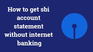 With the new online banking services of sbi, customers can now make their account balance enquiry, initiate money transfer or pay bills online without visiting the. Quick Way Sbi Account Statement Without Internet Banking