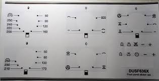 Modern ovens can offer a huge number of different settings and functions to help you get the best cooking and baking results. Smeg A42 Range Oven Compatible Panel Fascia Sticker Set A42 19 99 Oven Stickers Decal Sticker Sets