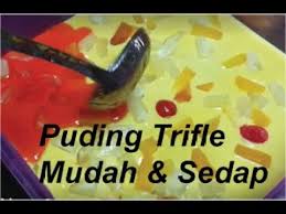 Resepi puding trifle sedap dan mudah puding trifle bukan sahaja cantik tapi sedap tau. Puding Trifle Sedap Mudah Anak Anak Pun Boleh Buat Youtube