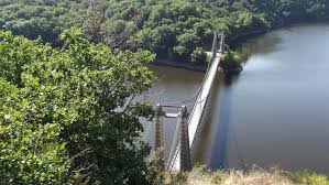 Pont Suspendu Sur La Tardes Outdoor Photo River