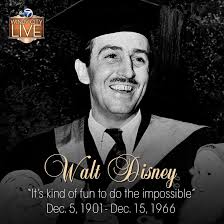Happy Birthday Walt Disney! Today marks 117 years since the birth of the  creator of Mickey Mouse.You know the one who dreamt up the most magical  place