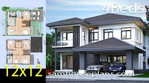 House Plans Idea 12x12 8 M With 4 Bedrooms Samhouseplans Small twin | single bedroom layouts are recommended planning guidelines for organizing shared bedrooms based on the standard this bedroom layout guide has four bedroom layouts to show how to arrange your bedroom furniture.
