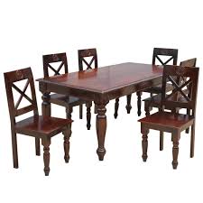 Rustic summer tablescape with lantern. Texas Rustic Dining Table And Chairs Set