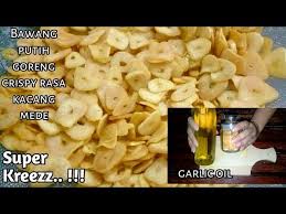 Namun, jika salah cara membuat bawang putihnya terlebih garing dan pahit. Bawang Putih Goreng Krispi Garlic Chips Youtube