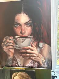 Hunting for Breakfast (Oil painting