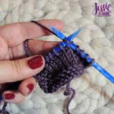 Kfb means to knit into the front and back of the same stitch…making one stitch into two…so easy! How To Kfb Knit Front And Back Jessie At Home
