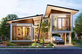 Panggung menurut purwadarminta ialah lantai yang bertiang atau rumah yang tinggi atau lantai yang berbeda ketinggiannya untuk bermain sandiwara, balkon atau podium. Lingkar Warna 11 Desain Rumah Modern 2 Lantai Dengan 3 Kamar Tidur Denah