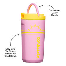 Corkcicle 30 Oz, Xl Cold Cup, Stainless Steel Tumbler, With Lid, Handle,  Straw, Matte Black - Walmart.Com