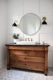 Crafted with wood, engineered wood and engineered veneer. 23 Beautiful Bathroom Vanities Becki Owens Wood Bathroom Vanity Beautiful Bathroom Vanity Modern Farmhouse Bathroom