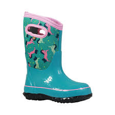 Childrens Bogs Classic Size 4 M Mint Green Multi Classic