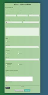 Bursary Application Form Template Application Form Application Scholarships Application