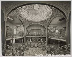 F Harand Edgar Brandt Paquebot Paris Grand Salon Vue D Ensemble Du Haut De L Escalier Vers Les Balcons Entre 1920 Et 1929 Ph Musee D Orsay Ship Poster Orsay