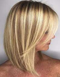 Blonde Lob For Fine Hair Medium Length Hair Styles Medium Hair Styles Thick Hair Styles