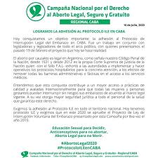 Todas las noticias sobre ley del aborto publicadas en el país. Campana Nacional Por El Derecho Al Aborto Legal Seguro Y Gratuito Caba Logramos La Adhesion Al Protocolo Ile En Caba Hoy Conquistamos Un Objetivo Importante La Adhesion Al Protocolo De Interrupcion