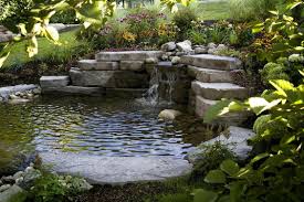 Rosetta Outcropping Used To Create A Beautiful Pond Setting In 2020 Pond Landscaping Water Features In The Garden Water Features