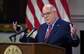 Maryland Governor Larry Hogan says he's dropped 50 pounds