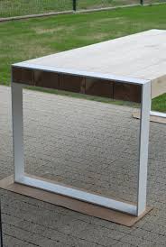 Heavy duty steel table legs (set of 2 legs, 28 = 71 cm), bench legs, iron desk legs. 41 Steel Table Ideas Steel Table Industrial Furniture Table