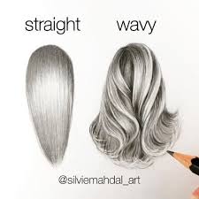 how to draw hair straight can wavy if you re s in 2020 haare zeichnen zeichnungen von haaren haarzeichnung
