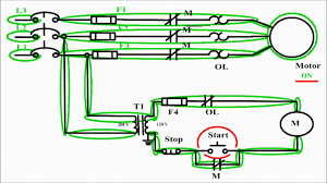 3 wire motor control circuit. Motor Control Circuit Diagram Start Stop 3 Wire Control Youtube