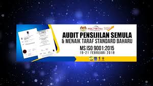 Iso 9001:2015 specifies requirements for a quality management system when an organization all the requirements of iso 9001:2015 are generic and are intended to be applicable to any organization, regardless of its type or size, or the products and services it provides. Audit Pensijilan Semula Ms Iso 9001 2015 Pkt 19 21 Feb 2018 Youtube