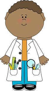 Black And White Coat Clipart Child Scientist Clip Art Image Child Scientist Wearing A Lab Coat Over Jeans And A Tshirt With The Pockets Of The Science Clipart Science For Kids Clip Art