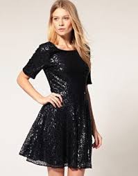 Oasis Sequin Skater Dress Asos Oasis Dress Black Sequin Dress Latest Fashion Clothes