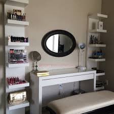 All organizers are from i hope you enjoyed another video on makeup storage & organization for the ikea alex drawers! Makeup Storage And Organization Ikea Lack Shelf Unit Malm Dressing Table Cosmeticsobsession