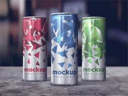 Download Energy Drink Can Mockup Vol 2 Energy Drinks Packaging Drinks Design Energy Drink Can PSD Mockup Templates