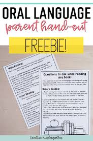 9 Simple Questions To Promote Oral Language With Books In 2020 Oral Language Activities School Speech Therapy Speech And Language