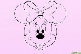 3 Manieres De Dessiner Minnie Mouse Cartoon Zeichnungen Minnie Maus Minnie Maus Geburtstag