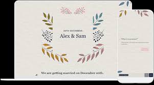 Engraved wedding invitations look very elegant and everyone would ideally like to have them for their wedding, but for the cost. Online Wedding Invitation Template
