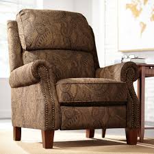 Kensington Hill Beaumont Warm Brown Paisley Push Thru Arm 3 Way Recliner Walmart Com Recliner Recliner Chair Leather Chair