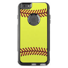 Leather iphone 6 plus/6s plus folio cover folds over touchscreen for added protection. Otterbox Commuter Iphone 6 Plus Case Skin Softball By Sports Decalgirl