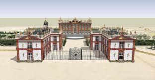 Modern Rendering Of Chateau De Marly Architecture Blueprints French Architecture Historical Architecture