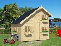 Dauertiefpreise grosse auswahl 30 tage rückgaberecht auch im markt. Kinderspielhaus Outdoor Holzhaus Gartenhaus Fur Kinder 2 Etagen 220x180x228 Cm Ebay