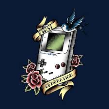 First Gen Old School Gamer Tattoo Style Men S T Shirt Gamer Tattoos Gaming Tattoo Old School Tattoo