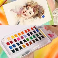 Travel Watercolor Set Free Shipping Worldwide Watercolor Kit Watercolor Paint Set Paint Set
