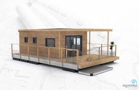 Aquapesca L Hebergement Peche Par Excellence Aquashell En 2020 L Architecture Flottante Maison Flottante Maison Bois
