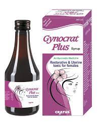 Buy Cratus Gynocrat Plus Syrup For Women's Health (Period Cramps Mood  Swings) Tonic for Females with Ashoka 2000mg, Lodhra 400mg, Gokshura 100mg  - 200 ml Syrup (Pack of 6) Online at Low