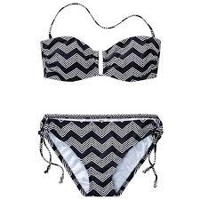 Mossimo Women S 2 Piece Bikini Swimsuit Zig Zag Print 20 Found On Polyvore Bikinis Bikini Swimsuits Swimsuits