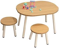 Yuybei Home Kid S Desks Wooden Activity Table Chair Learning Activity Table Baby Play Table Toy I Kids Dining Table Wooden Table And Chairs Kids Activity Table