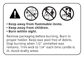 You can personalize it further by using our logo maker tool and import your branded logo to canva afterward. Candle Warning Labels Safety Labels Stickers Avery